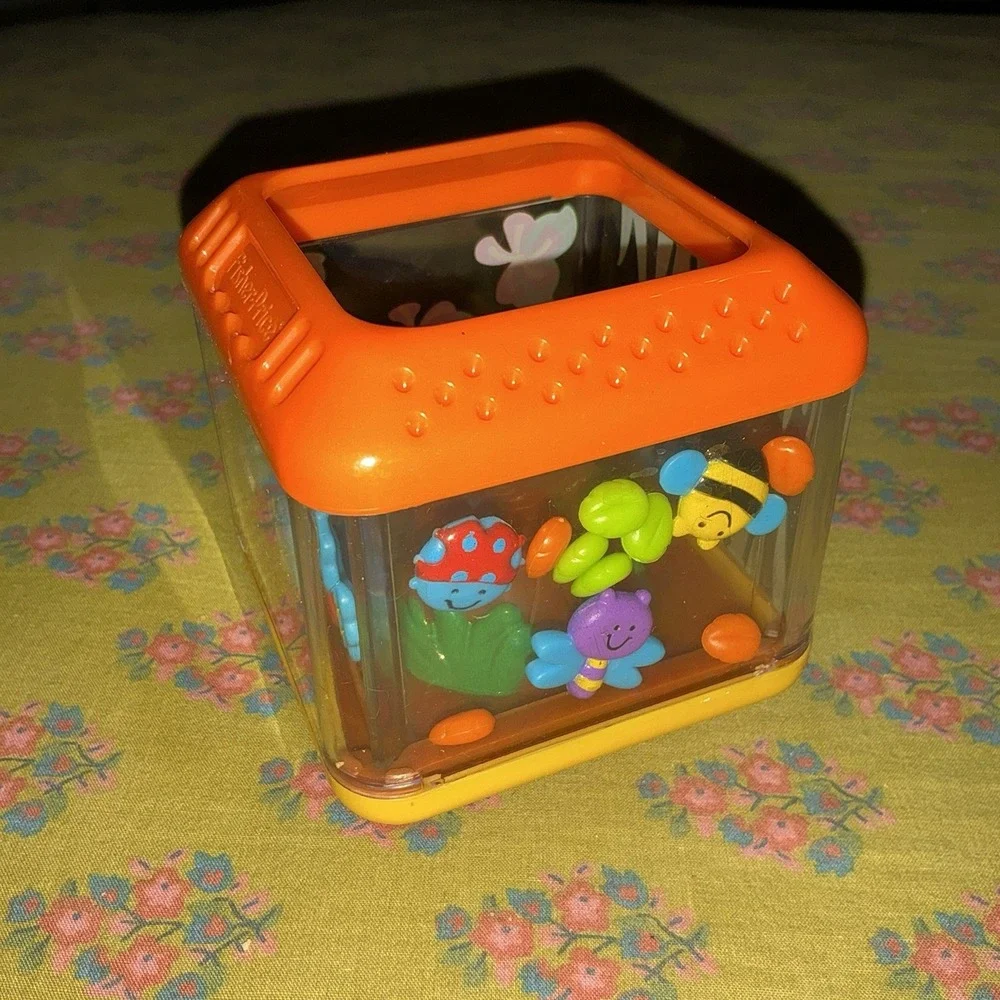 Peek A Boo Stacking Nesting Block Parrot Jungle Big‎ Large Fisher Price